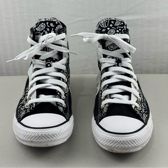 Converse Chuck Taylor Paisley Patchwork High-Top Sneakers Women’s 9.5 EUR 41 - Picture 2 of 11